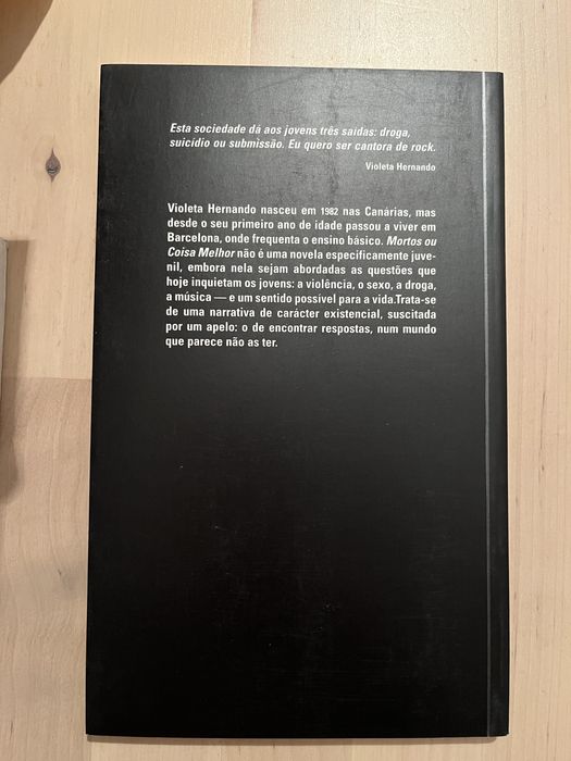 Mortos ou coisa melhor de violeta hernando