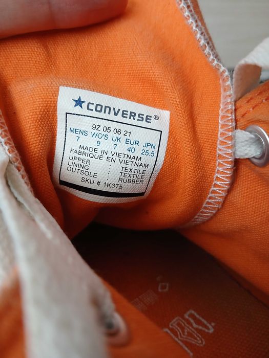 sapatilhas all star converse laranja 40 tenis botas