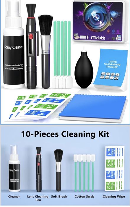 Kit Limpeza Máquina Fotográfica