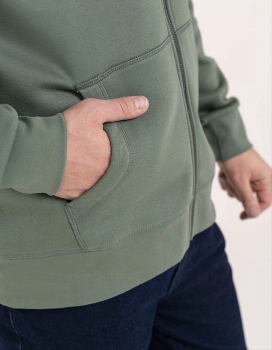 Bluza męska rozpinana z kapturem 3XL