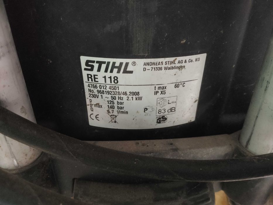 Myjka cisnieniowa Stihl RE118 Piotrków Trybunalski • OLX.pl