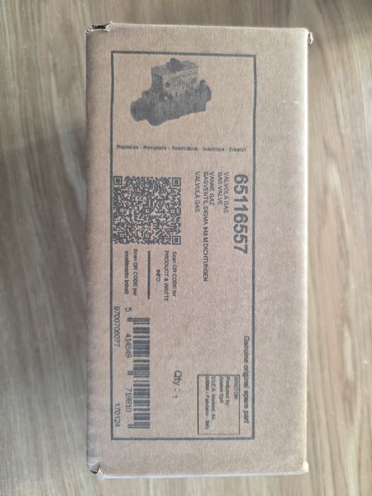 Nowy zawór gazowy ariston genus one