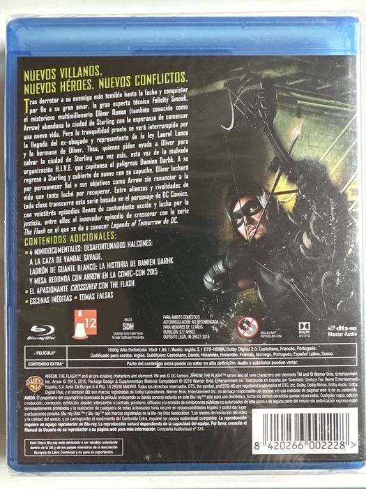 Série Arrow: 1,2,3,4! Em formato Bluray! Legendas PT!