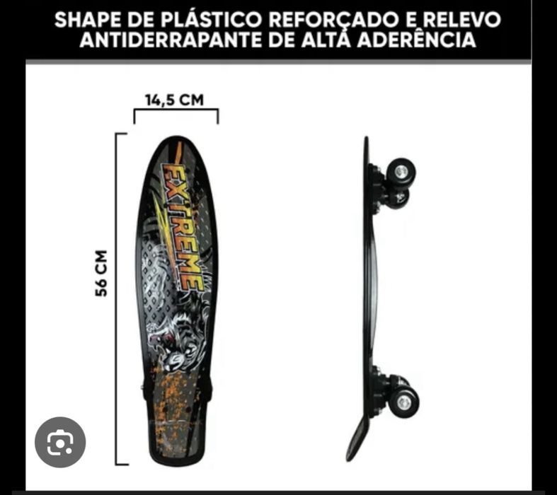 Skate com luzes