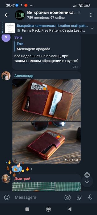 Carteiras e porta cartões