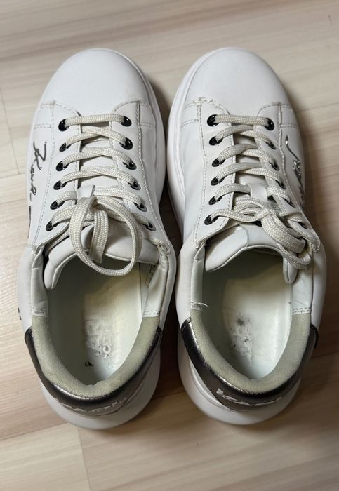Skórzane sneakersy Karl Lagerfeld – rozmiar 39