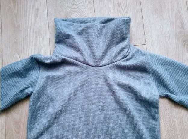 Elegancki sweter tunika j.nowy z Wloch! 40/L Jesien 2025