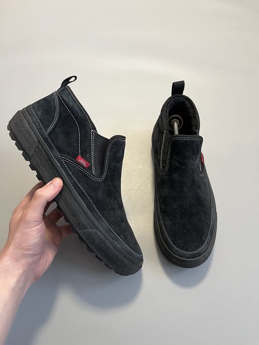 Кеды Vans Mid Slip Mte-1 Waterproof Black Sk8Hi  Ultracush Ultrarange