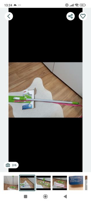 Mop zielony regulowany