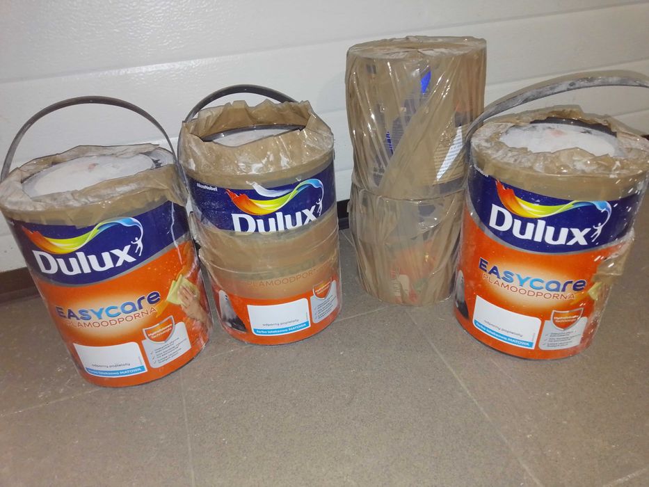 Farba dulux easycare 20l jasny szary "Odporny Popielaty" tanio 4x5l