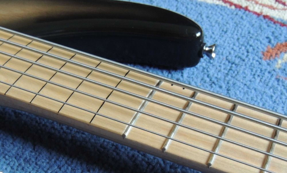 Gitara basowa hybryda, 5 strun