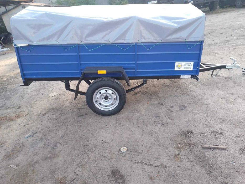 прицепы Днепр с треугольным дышлом.