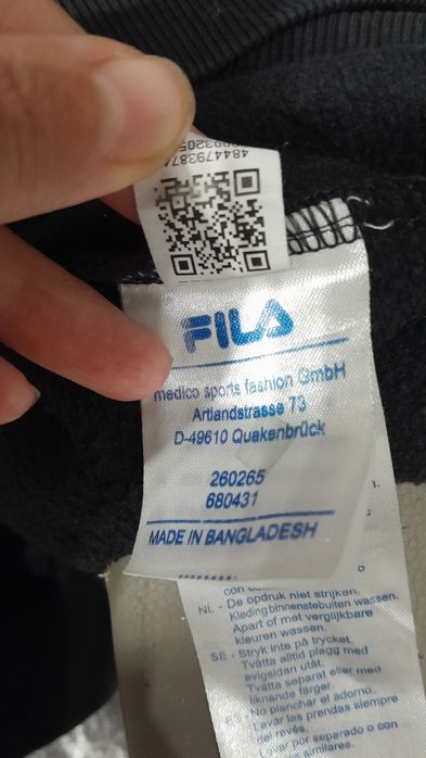 Світшот Fila на флісі ориг.