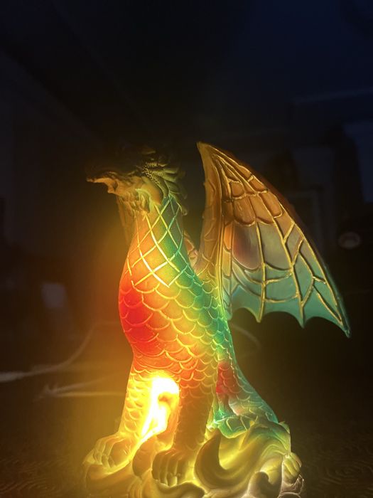 Candeeiro Dragão Iluminado
