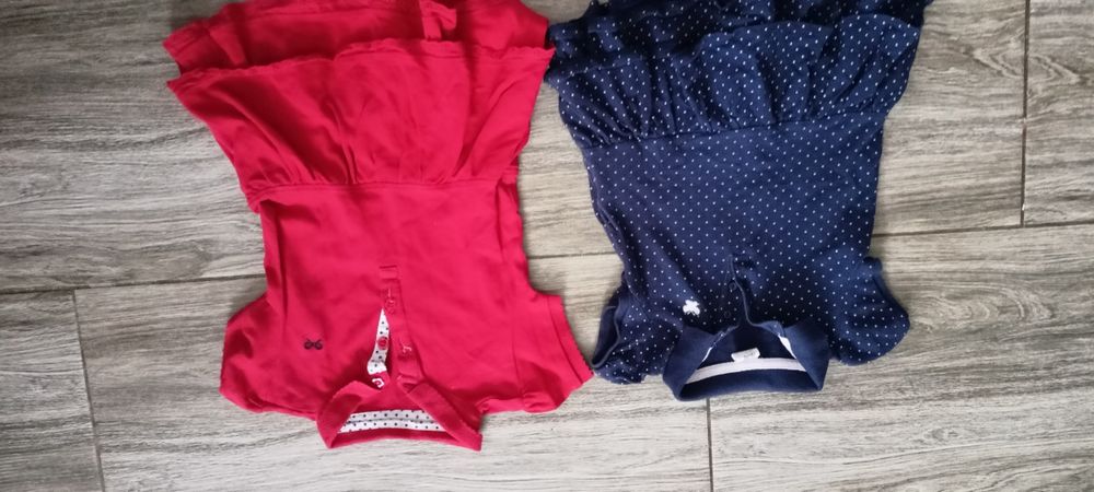 Czerwona sukienka Polo r80/86