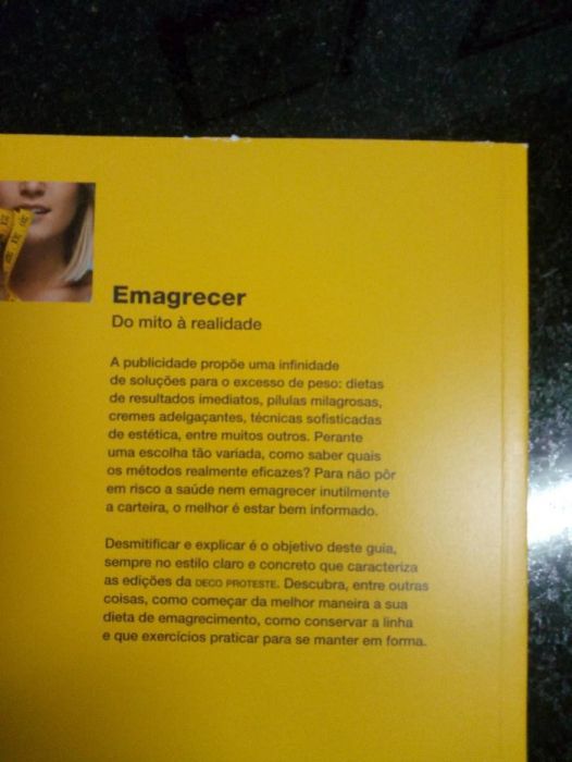 Livro Emagrecer do mito à realidade