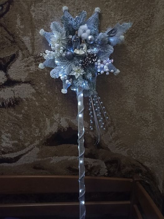 Різдвяна зірка новорічний декор новогодний декор рождественская звезда