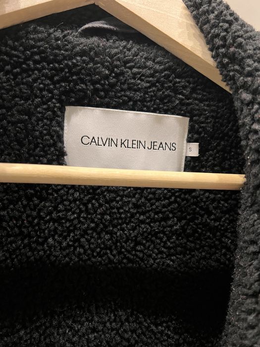 Calvin Klein Kurtka Jeansowa Futerko