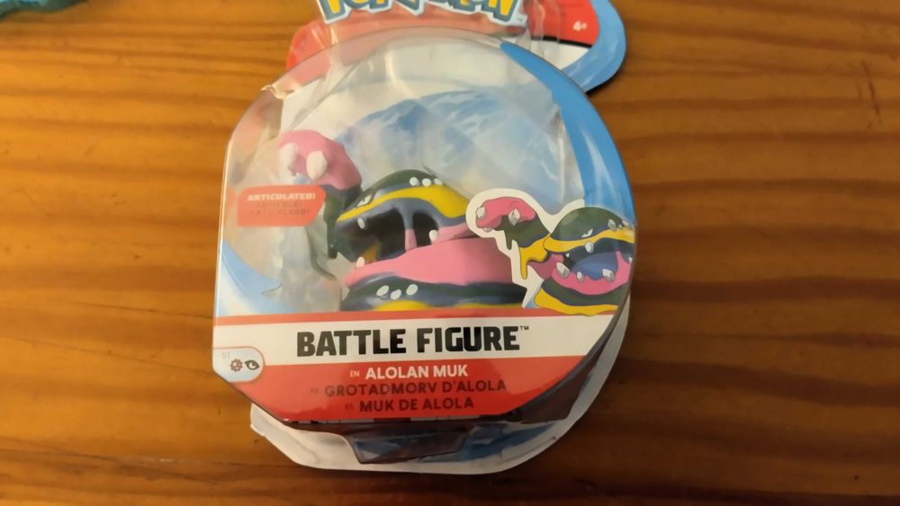 Figura Pokemon Battle Figure Alolan Muk Original - Novo e Lacrado