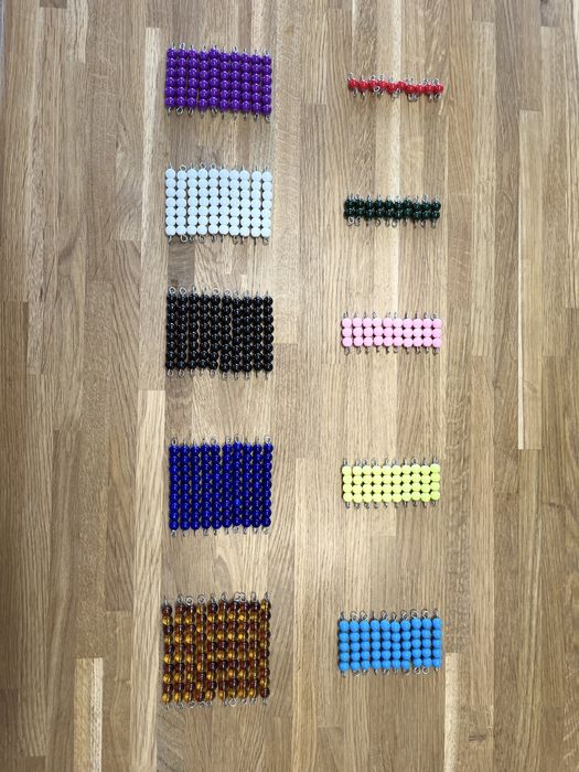 Kolorowe perły Montessori