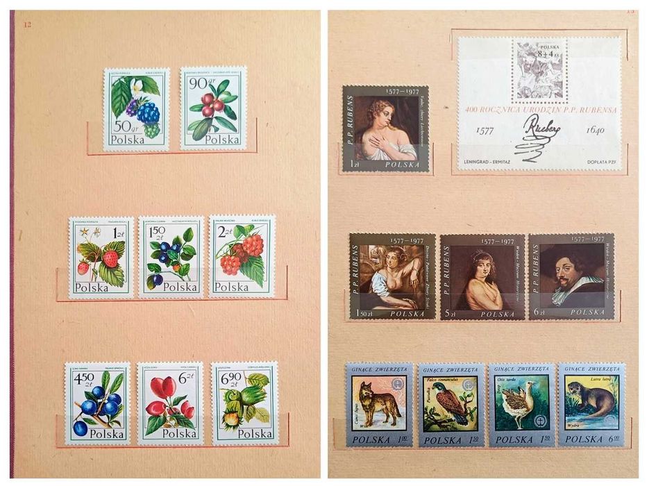 Klaser jubileuszowy Tom XII+ znaczki** - rok 1976-77