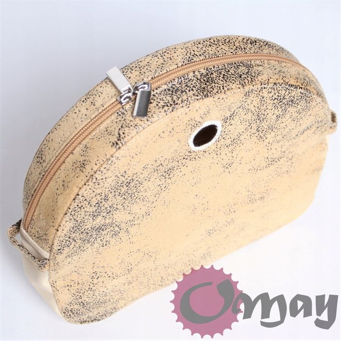organizer OBAG MOON LIGHT biszkopt nakrapiany wkład 2 kieszenie OMAY