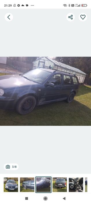 Golf 4 ważne opłaty sprawna klima , cały lub część i