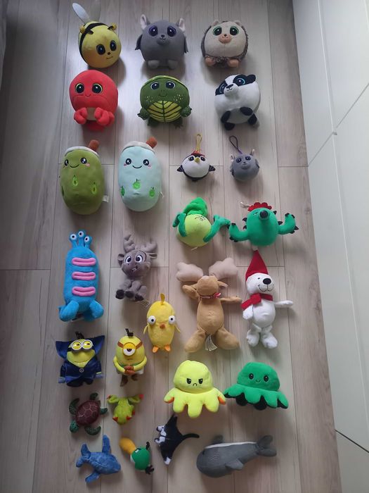 SŁODZIAKI minionki plants vs. zombie maskotki 27 + książki 3