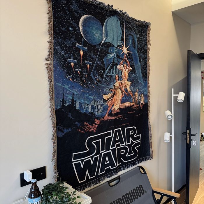 Gobelin dekoracja na ścianę narzuta na kanapę Gwiezdne Wojny Star Wars