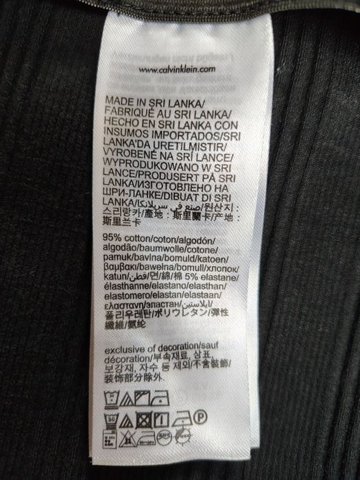 Czarna dzianinowa spódnica Calvin Klein  rozmiar M na gumce rozpinany dół