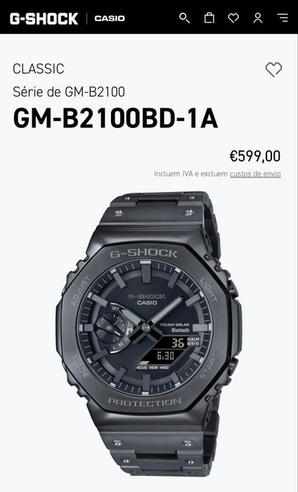 Relógio G-shock Ref. GM-B2100BD-1A