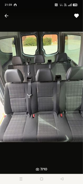 Fotele kanapa kanapy lawki podloga szyny sprinter w906