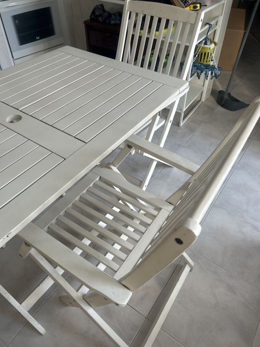 Conjunto Jardim Acácia maciça VidaXL