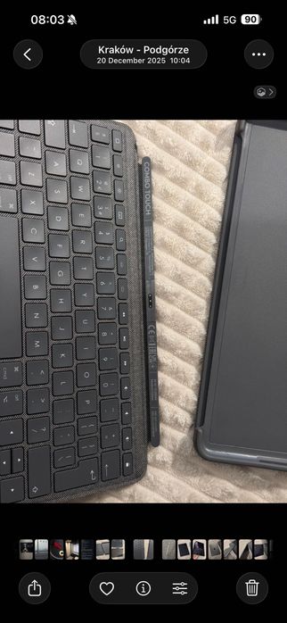 iPad 256gb 10.2’ + klawiatura Logitech Combo Touch + Apple Pencil