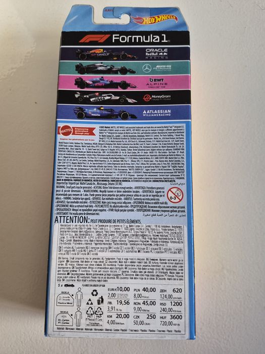 Formula 1 2025 Pack 5x Hot Wheels 2026