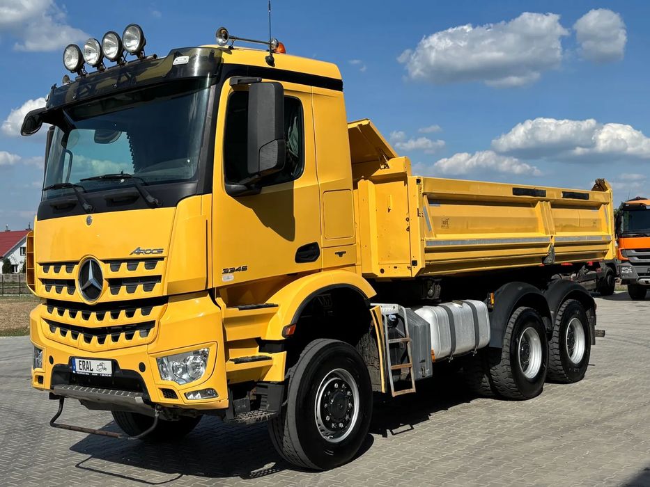 Mercedes-Benz Arocs 3345 MANUAL 6X6  Kipper Meiller 3-stronny Hydroburta stan idealny