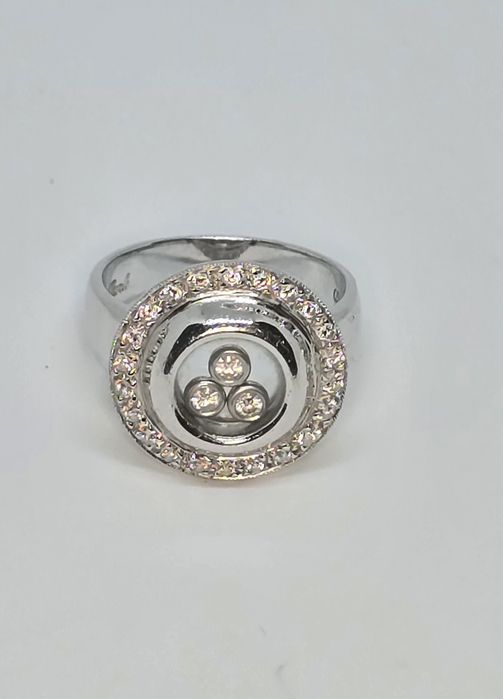 Золота каблучка з натуральними діамантами.  Vanli