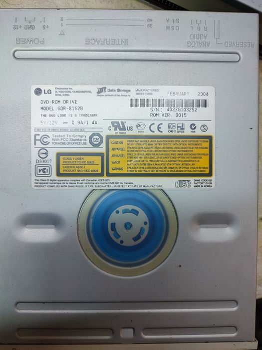 CD ROM dysk 120gb ram