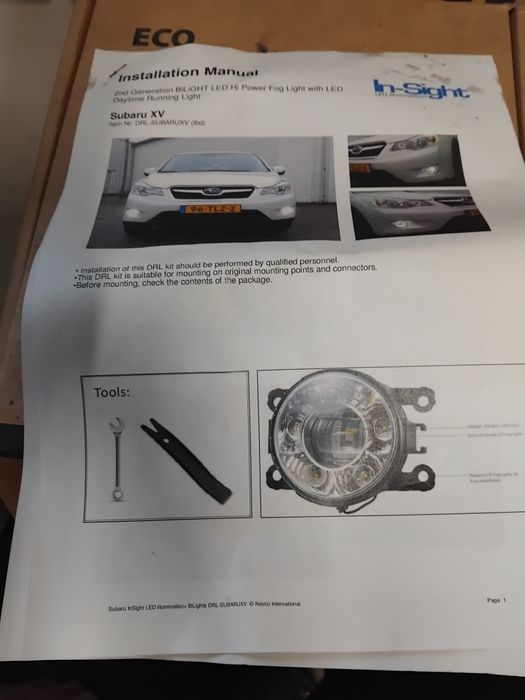 Halogeny Nowe Oryginal Mitsubishi Subaru Toyota Asx XV