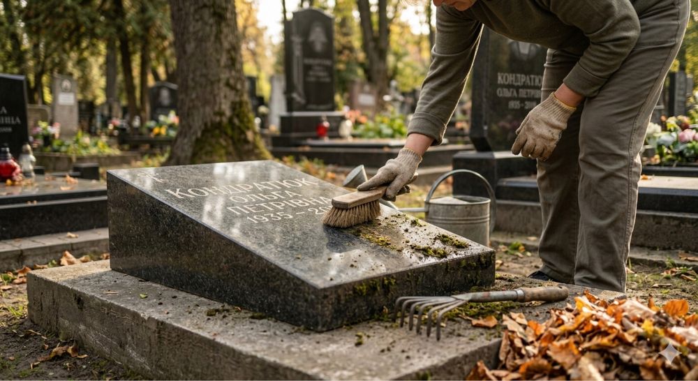 Прибирання та догляд за похованнями ( могилами ) Олександрія
