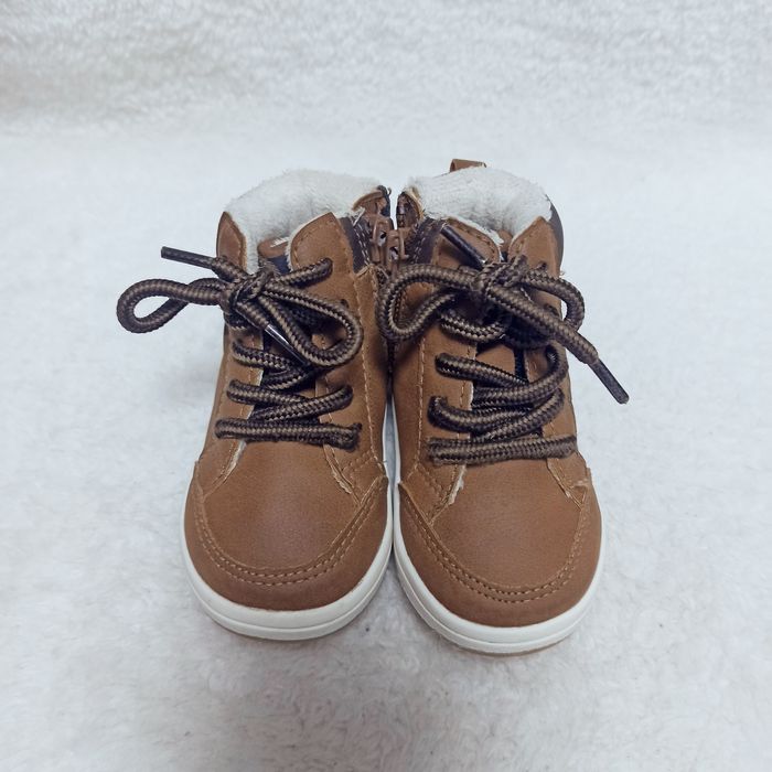 H&M утеплені черевички для хлопчика, 18/19 розмір, устілка 12- 12.5 см