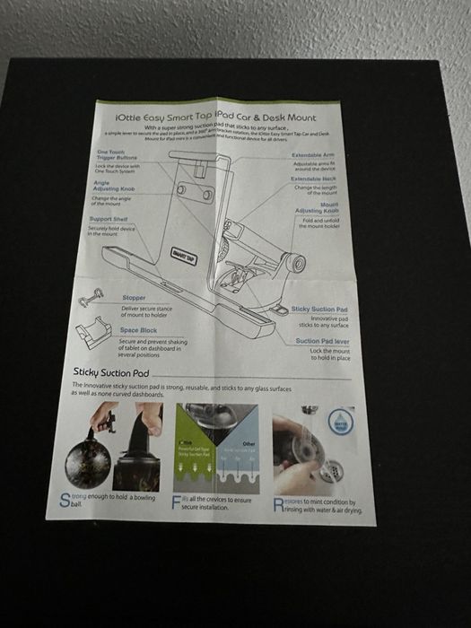 автодержатель для iPad.