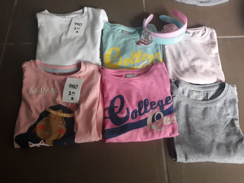 6 camisola para menina