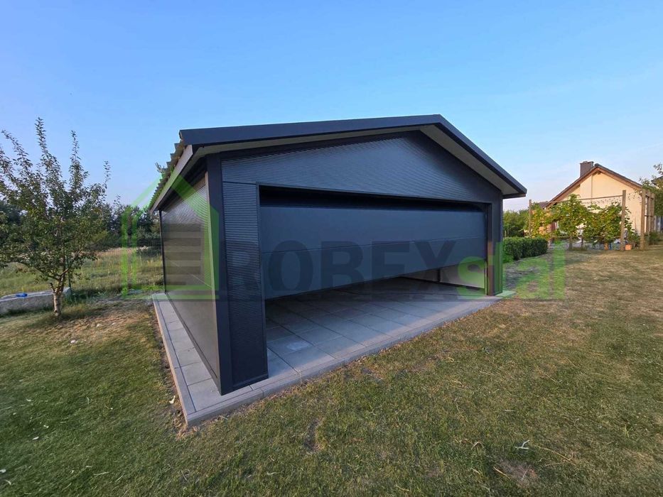 garaż ocieplany z płyty warstwowej PIR 6x5,80 do 35m2 na zgłoszenie