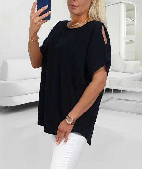bluzka plus size bawełna