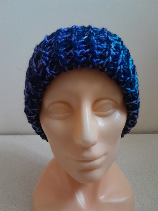 Czapka beanie granatowa