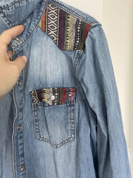 Koszula jensowa oversize