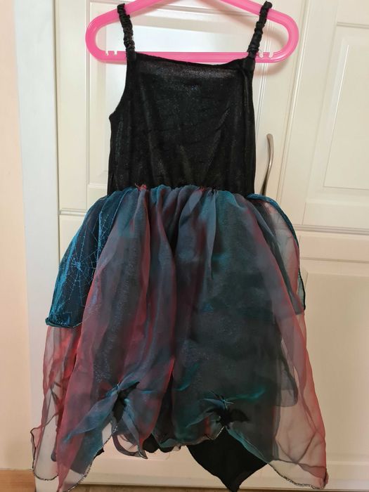 Halloween, strój, kostium, przebranie czarownica 140 cm