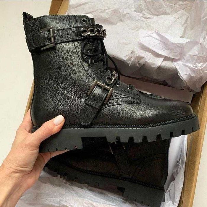 ZARA Luksusowe BOTKI 100% skóra naturalna 31