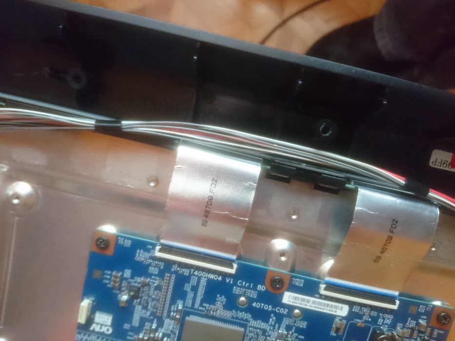 TV Sony zasilacz części driver t-con płyta główna matryca T400HW04 V1